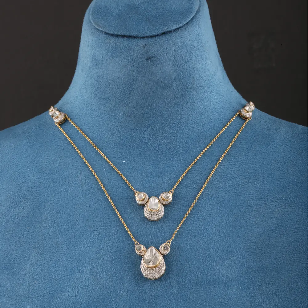 Polki Chain Pendants